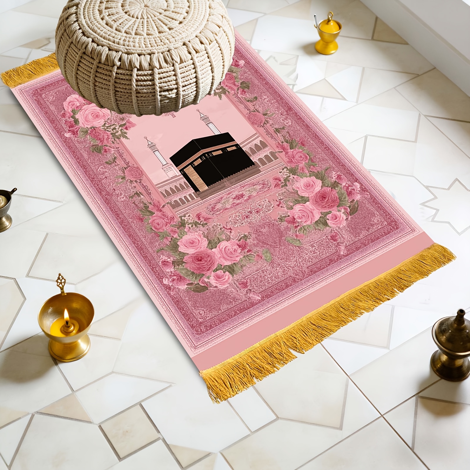 Maranta Prayer Plant - VIKAMA Portable Washable Travel Prayer Rug,