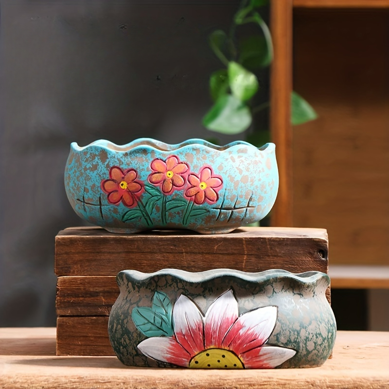 Vintage Hand-Painted Ceramic S - Pilea Peperomioides review and price