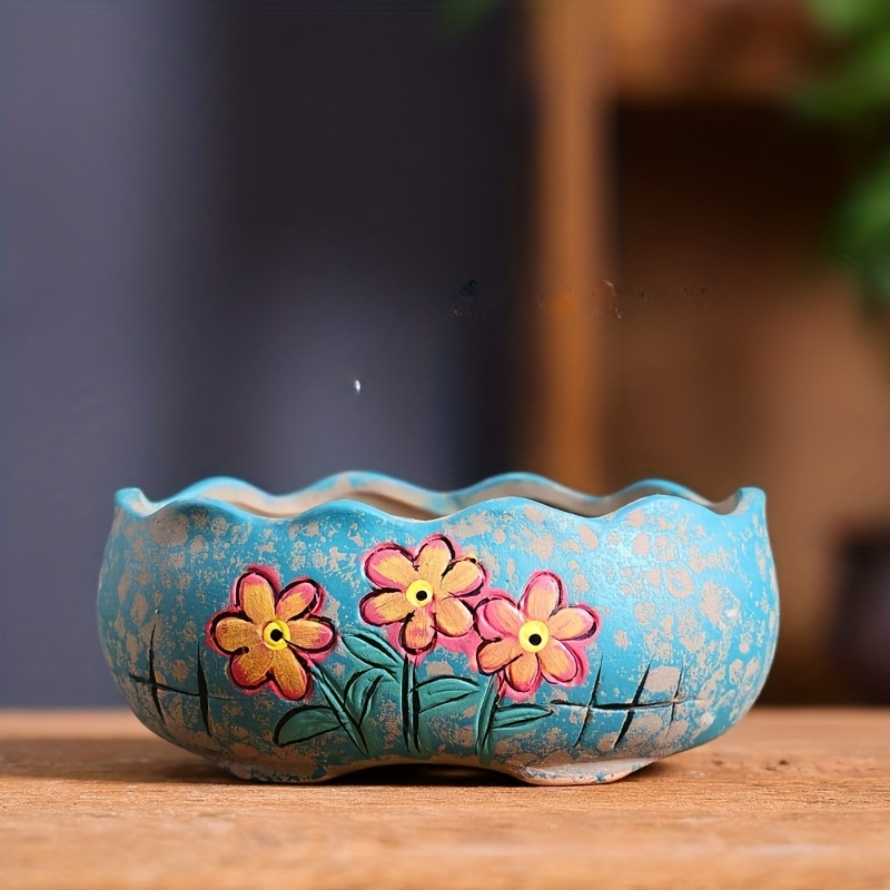 Vintage Hand-Painted Ceramic S - Pilea Peperomioides review and price