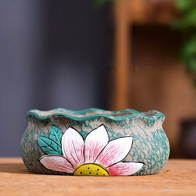 Vintage Hand-Painted Ceramic S - Pilea Peperomioides review and price