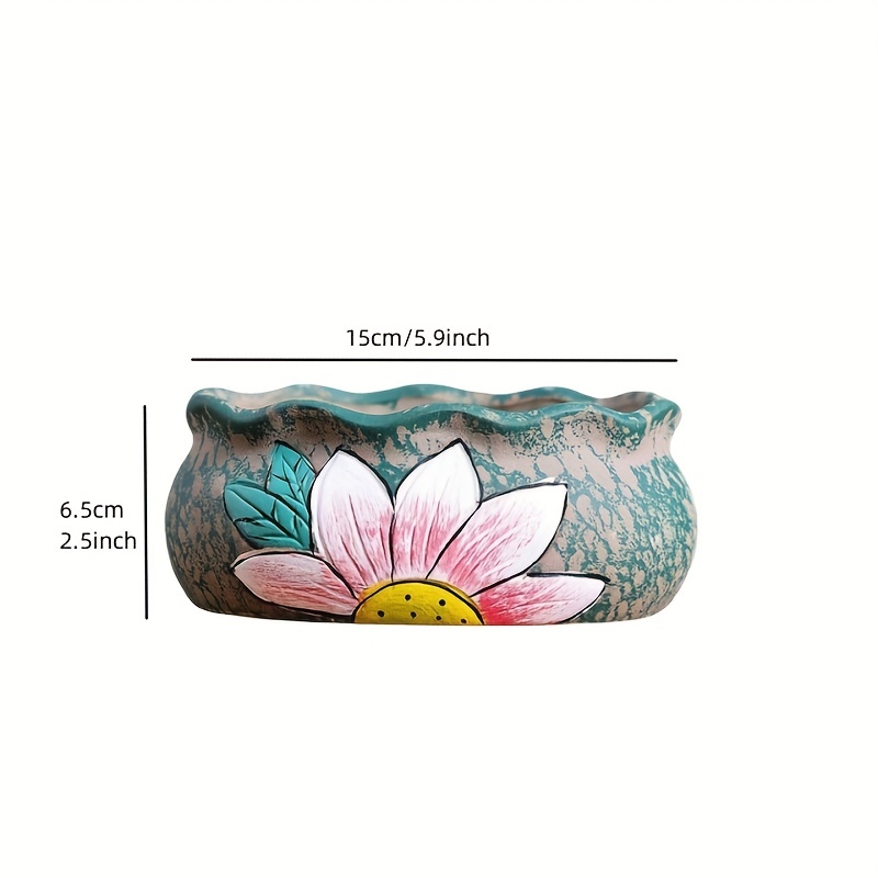 Vintage Hand-Painted Ceramic S - Pilea Peperomioides review and price