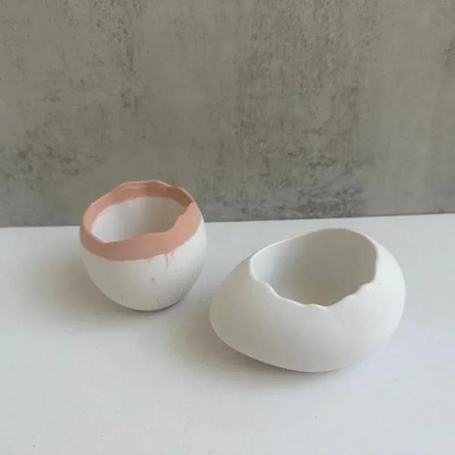 Plaster Handmade Mold Egg-shap - Echeveria Succulent review and price