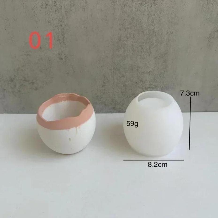 Plaster Handmade Mold Egg-shap - Echeveria Succulent review and price