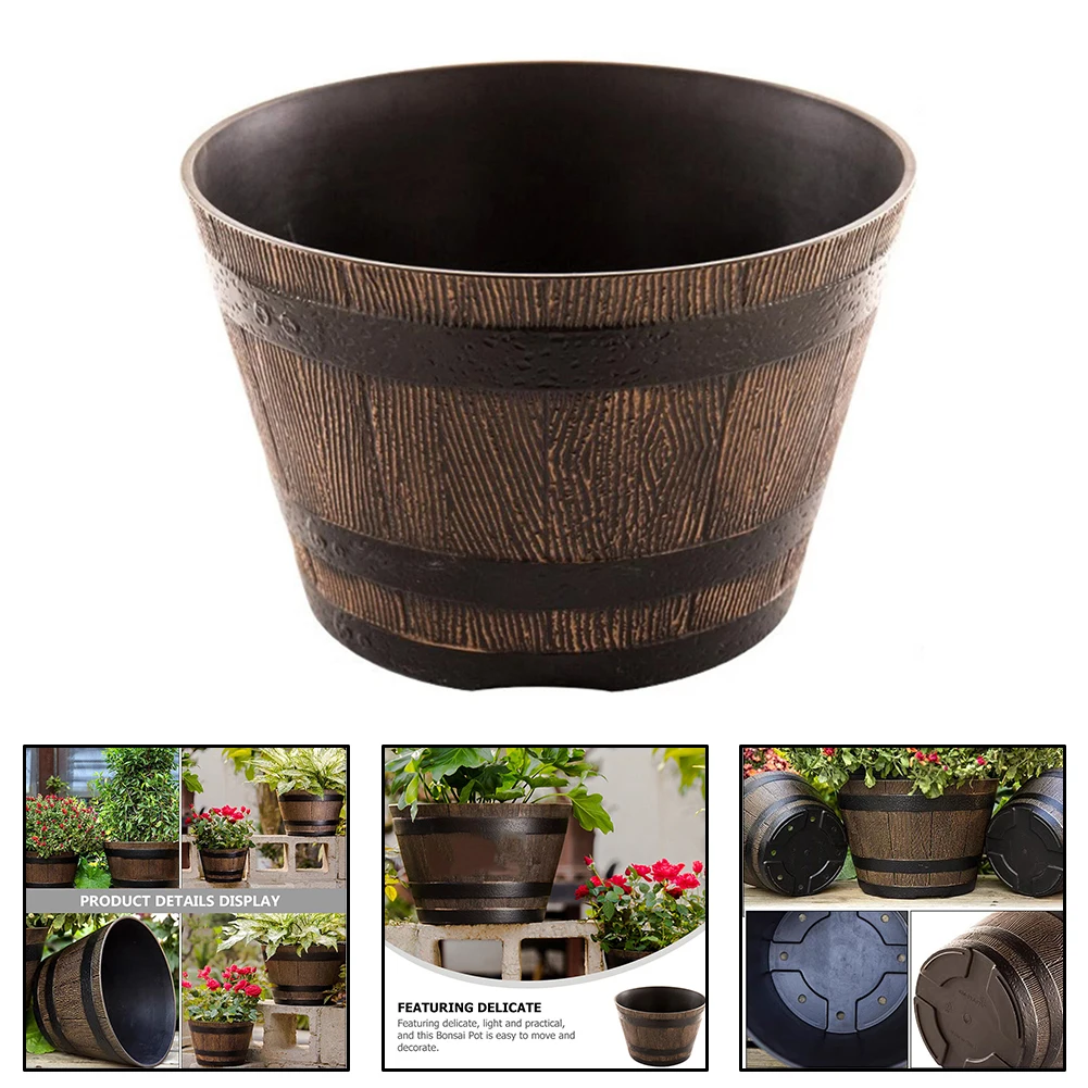 Rustic Whiskey Bucket Resin Po - Aloe Vera Pot review and price