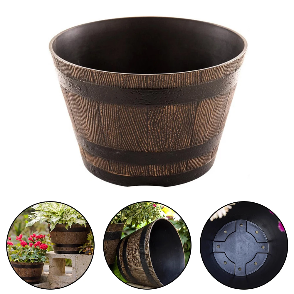 Rustic Whiskey Bucket Resin Po - Aloe Vera Pot review and price