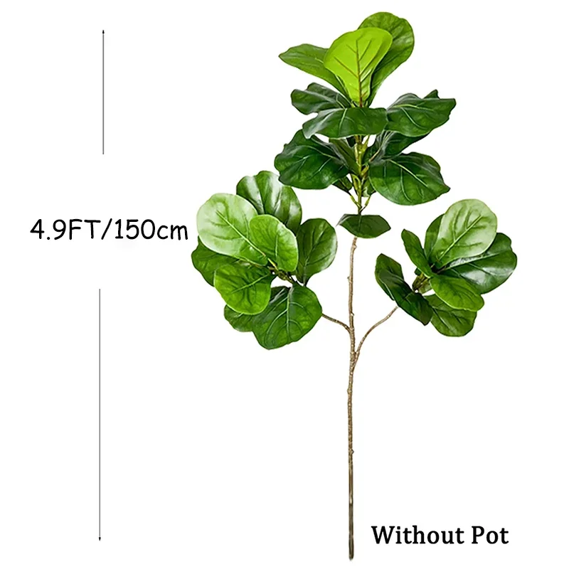 2-4.9FT Large Artificial Ficus - Ficus Lyrata Tree review and price